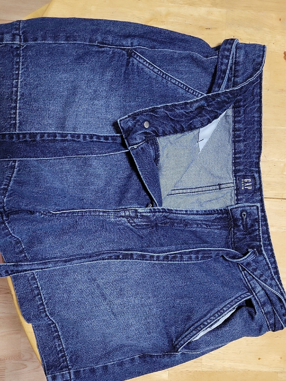 GAP Women's Dark Blue Denim Jean Shorts